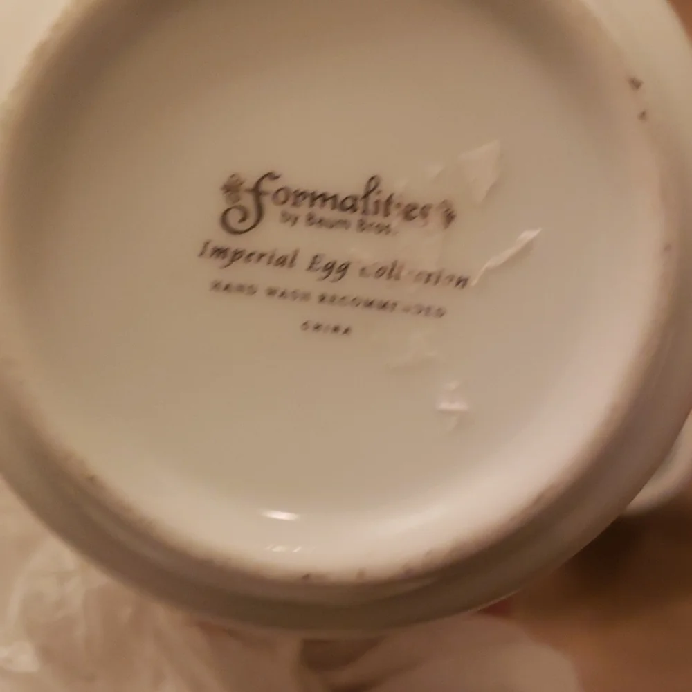 Formalities Imperial Egg Collwction by baum bros. Mug Set 4 - Picture 7 of 7